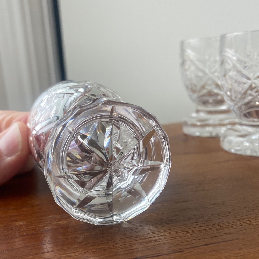Vintage Star of David Cordial glasses - Picture 4 of 5